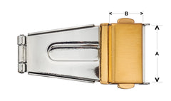 ALPINE 3 Fold Side Press Button Release Buckle