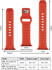 Silicone Watchband to fit Apple watches