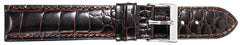ALPINE Padded Stitched Croco Calf Leather 339