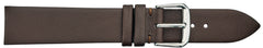 ALPINE Soft Plain Flat Genuine Leather Watch Band 407