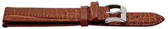 ALPINE Padded Stitched Alligator Grain Leather Band 416