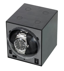 BOXY Brick Single Watch Winder with Power Supply Adopter - BWS-F