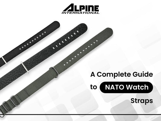 NATO watch bands in 3 different styles