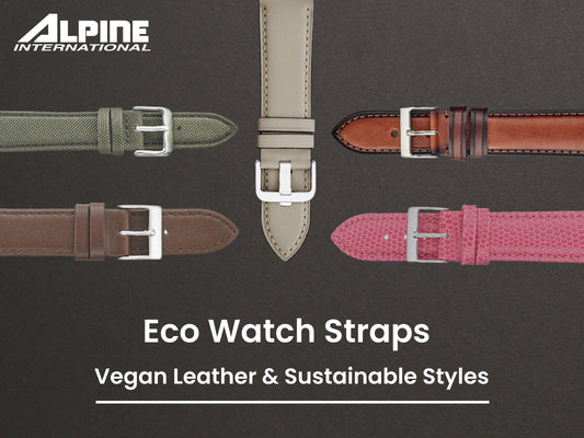 Blog title with vegan watch strap images
