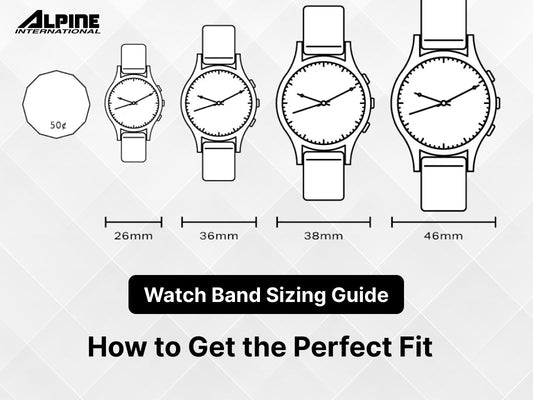 Watch sizes listed with blog title