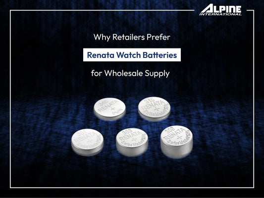 Why Retailers Prefer Renata Watch Batteries for Wholesale Supply