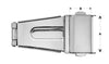 ALPINE 3 Fold Side Press Button Release Buckle 00416