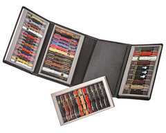 ALPINE Leather Straps Folder with 4 Removable Trays 10400