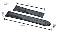 ALPINE Leather Watch Strap to fit Tag Heuer Watch - 321