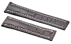 RIOS1931 AERO Fits  BREITLING - Genuine Alligator Leather Watch Strap - Matte Finish R315