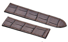 RIOS1931 LOUVRE Fits CARTIER TANK -Genuine Alligator Leather Watch Strap - Matte Finish R352