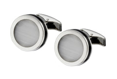 ALPINE  Fiber Optic/ Black Onyx Cuff Links SC47