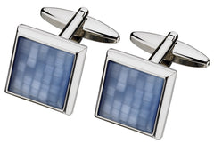 ALPINE  Fiber Optic Glass Cuff Links SC51