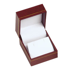 ALPINE Plastic Burgundy Earring Box 3600.E