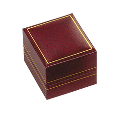 ALPINE Plastic Burgundy Ring Box 3600.R