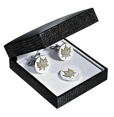 Maple Leaf Cufflink/ Pin Set - SCB11