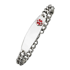 ALPINE Stainless Steel Medical ID Bracelet SB727MED