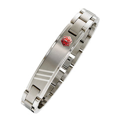 ALPINE Stainless Steel Medical ID Bracelet SB803MED