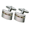 ALPINE Swarovski Crystal Cuff Links SC63