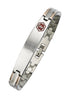 ALPINE Stainless Steel Magnetic Medical ID Bracelet SRG622MED
