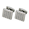 Titanium Cuff Links With Swarovski Crystals