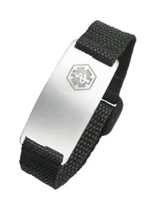 Steel/ Velcro Medical Id Bracelet