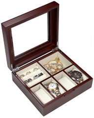 ALPINE Wooden Watch & Jewellery Case WJ-404